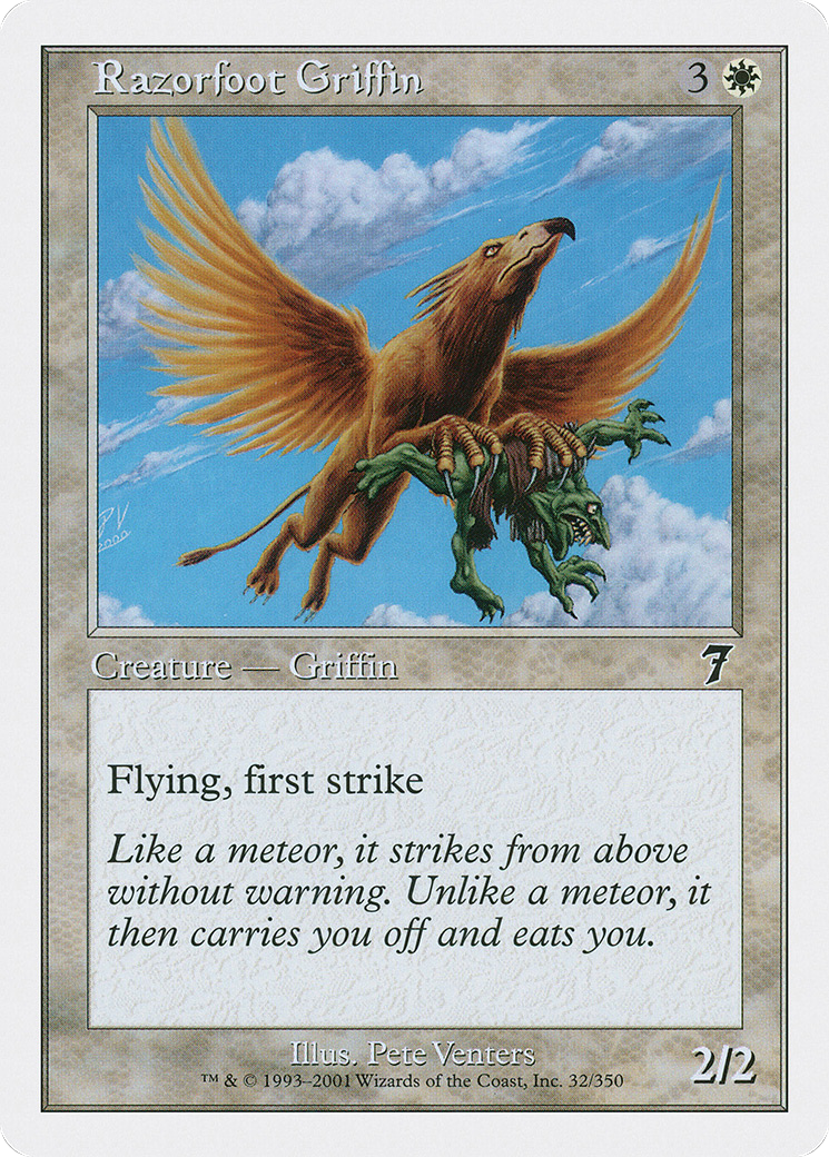 Razorfoot Griffin (7ED-032) [7th Edition] MTG Single Wizards of the Coast