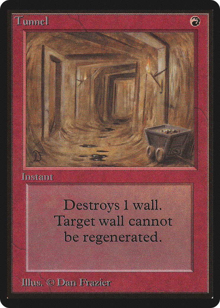 Tunnel (LEB-) [Oldschool] Limited Edition Beta MTG Single Wizards of the Coast