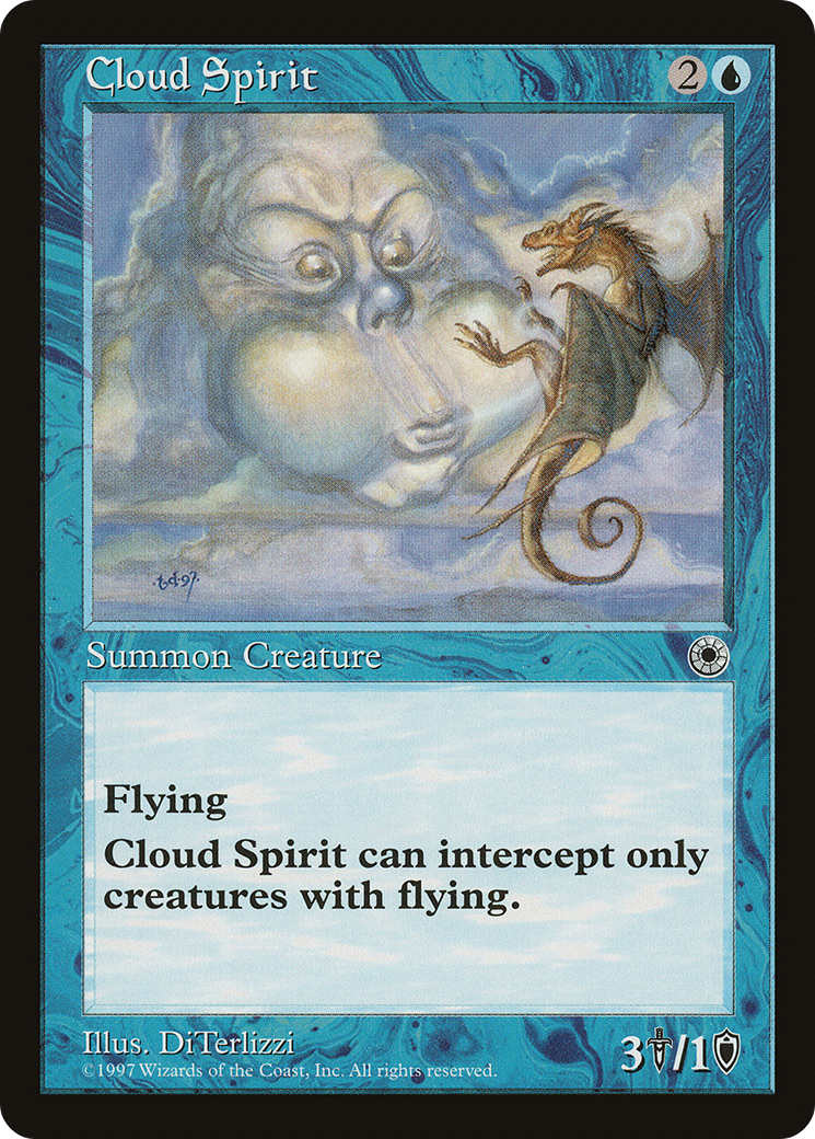 Cloud Spirit (POR-) [Misc] Portal MTG Single Wizards of the Coast