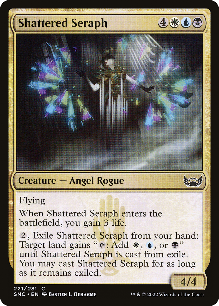 Shattered Seraph (SNC-221) [Streets of New Capenna] Foil MTG Single Wizards of the Coast