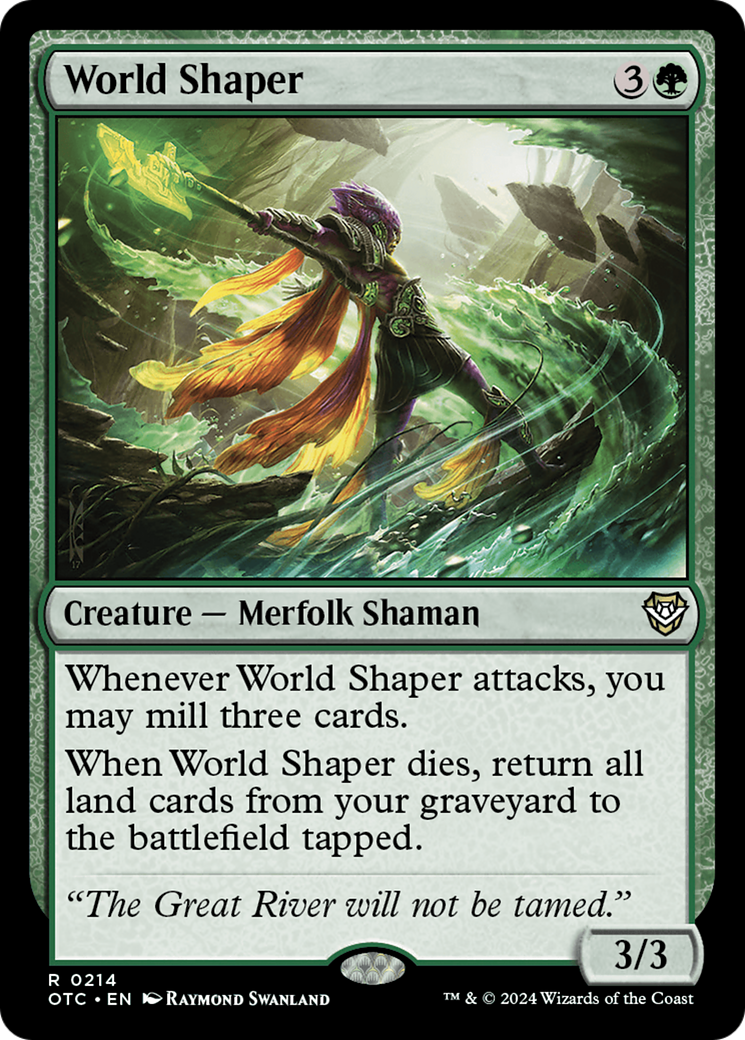 World Shaper (OTC-214) [Outlaws of Thunder Junction Commander] MTG Single Wizards of the Coast