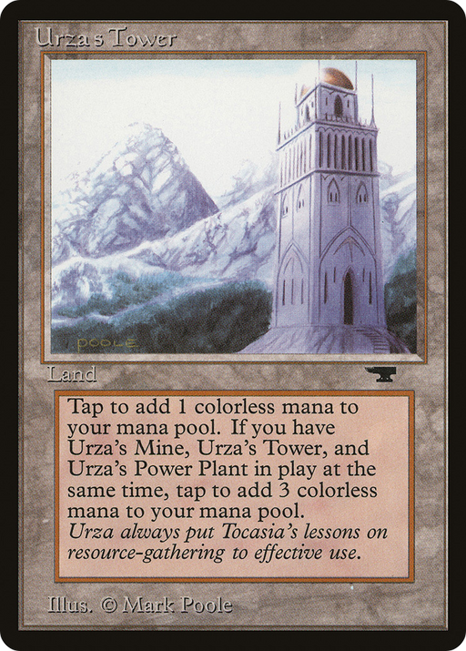 Urza's Tower (Mountains) (ATQ-) [Oldschool] Antiquities MTG Single Wizards of the Coast