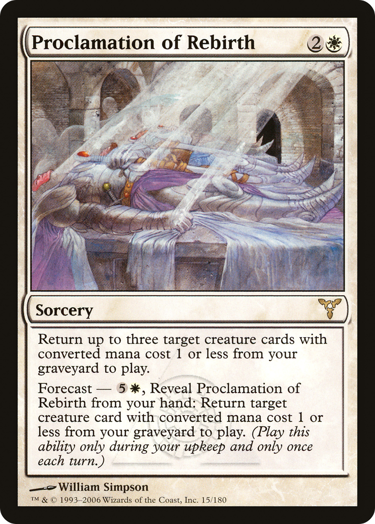 Proclamation of Rebirth (DIS-015) [Dissension] MTG Single Wizards of the Coast