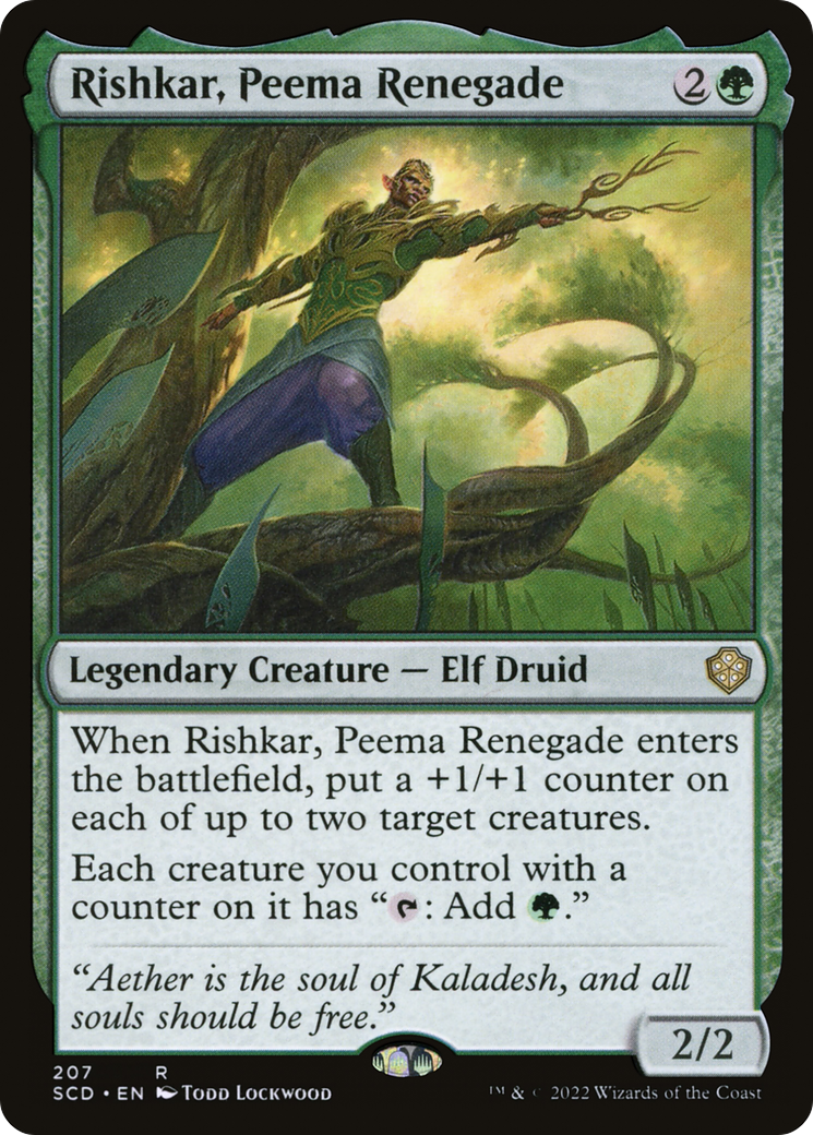 Rishkar, Peema Renegade (SCD-207) [Starter Commander Decks] MTG Single Wizards of the Coast
