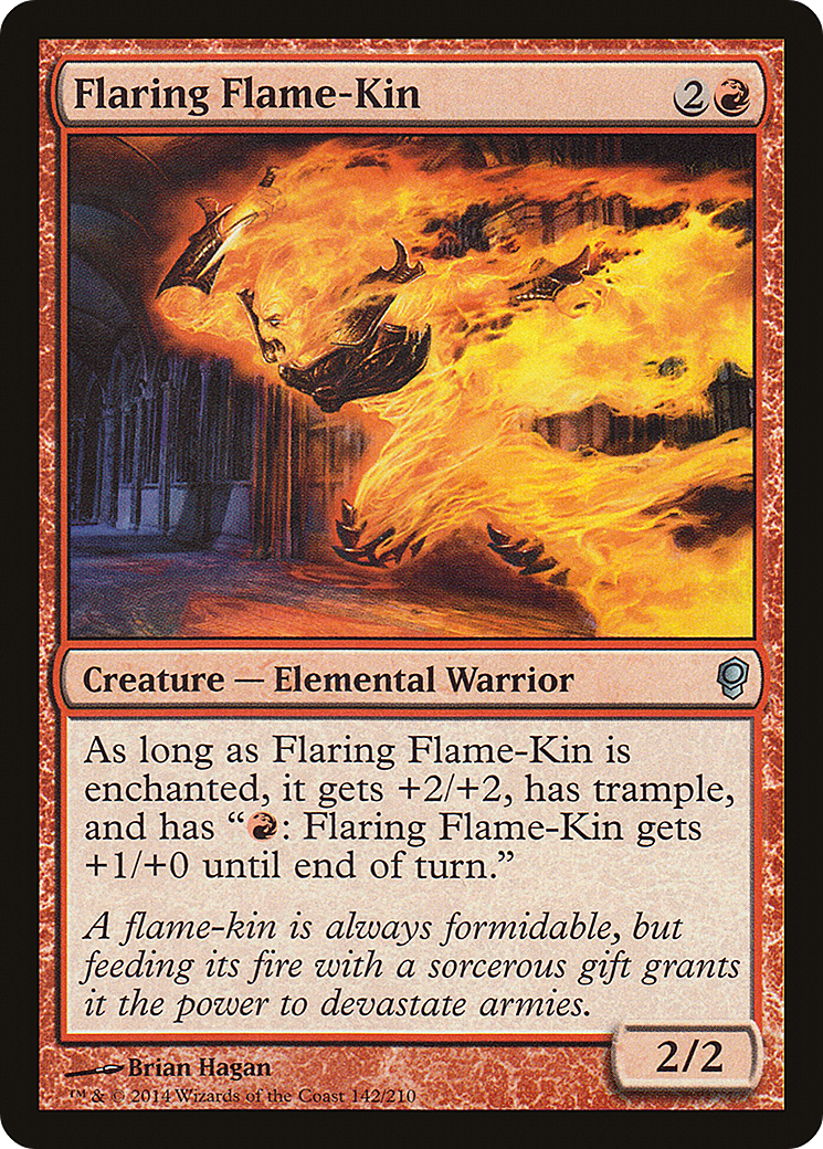 Flaring Flame-Kin (CNS-142) [Conspiracy] MTG Single Wizards of the Coast