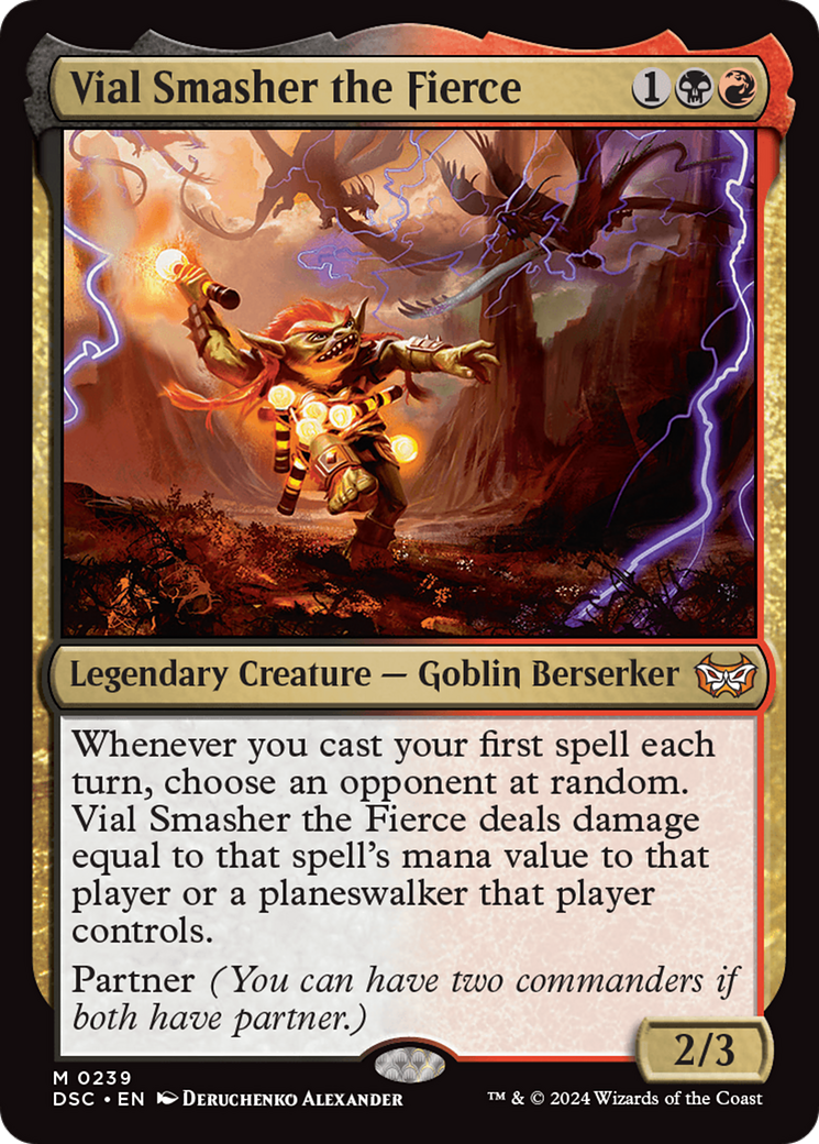 Vial Smasher the Fierce (DSC-239) [Duskmourn: House of Horror Commander] MTG Single Wizards of the Coast
