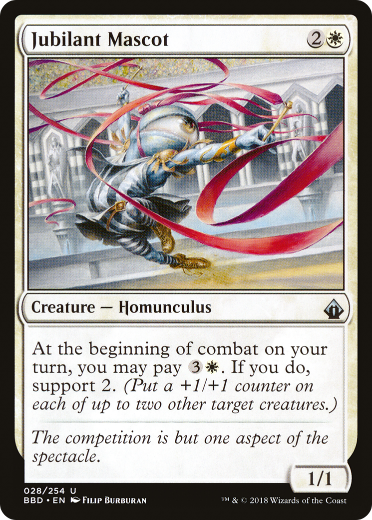 Jubilant Mascot (BBD-028) [Battlebond] Foil MTG Single Wizards of the Coast