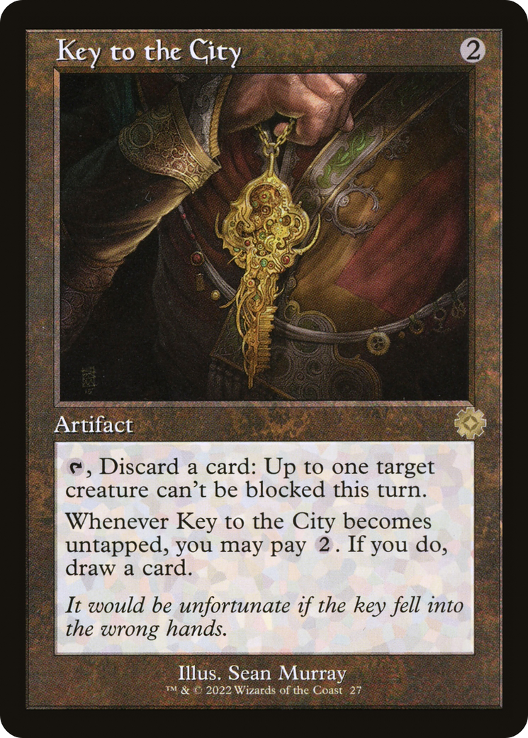 Key to the City (BRR-027) [The Brothers' War Retro Artifacts] Foil MTG Single Wizards of the Coast