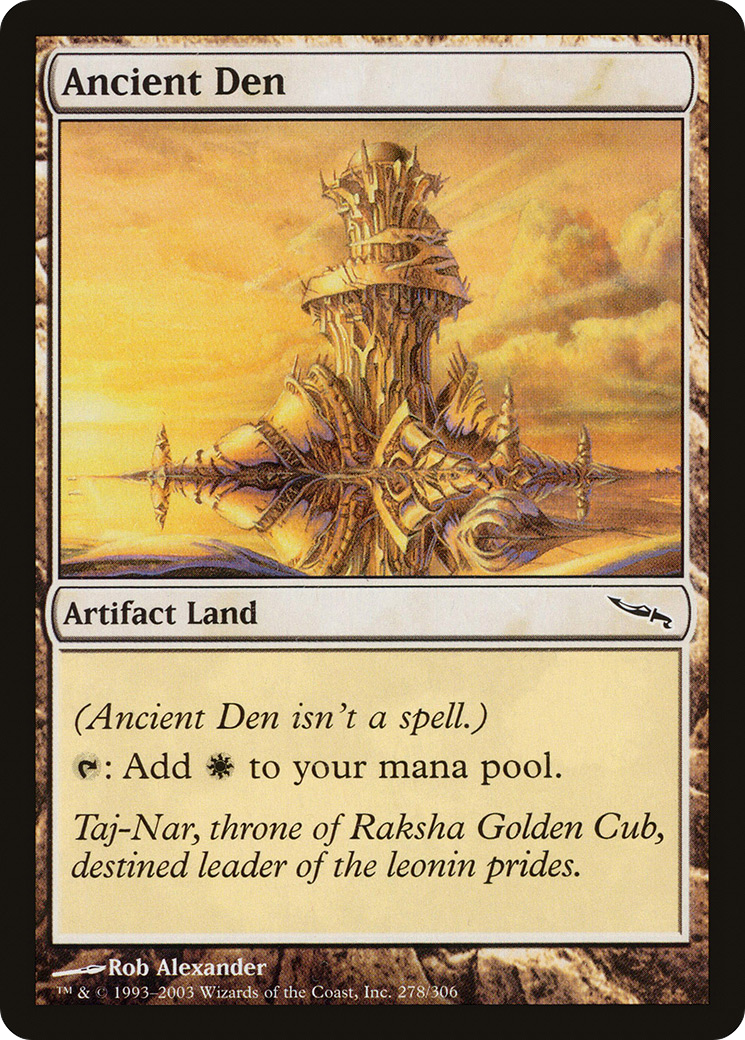 Ancient Den (MRD-278) [Mirrodin] MTG Single Wizards of the Coast