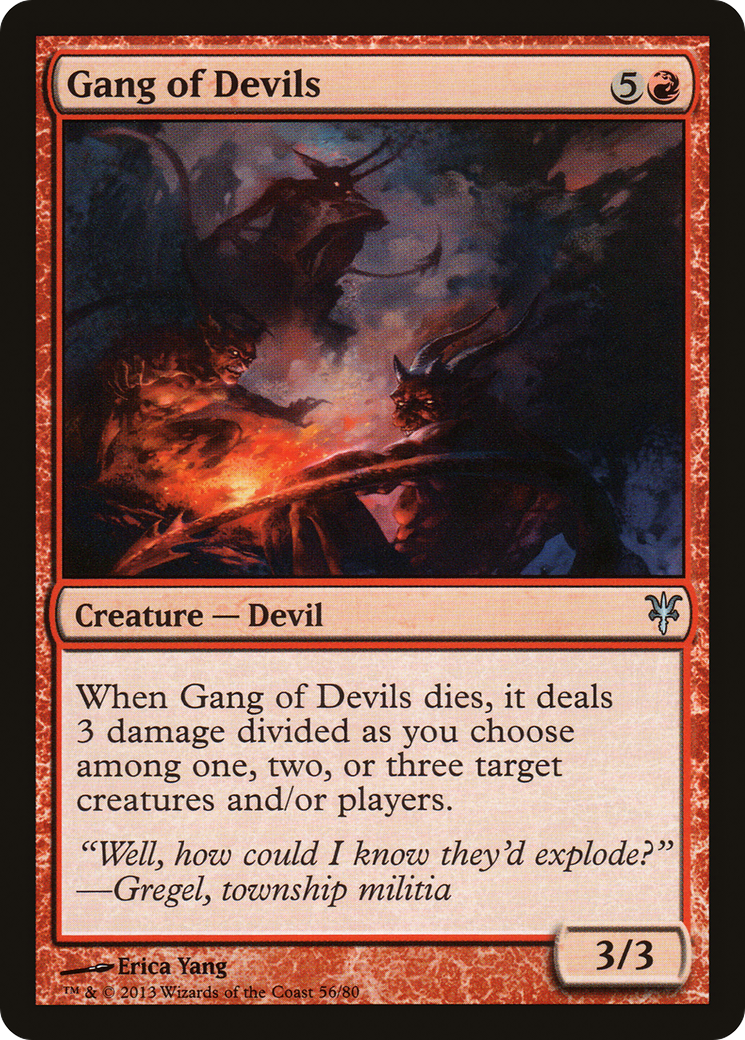 Gang of Devils (DDK-056) [Misc] Duel Decks: Sorin vs. Tibalt MTG Single Wizards of the Coast