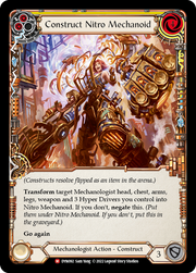 Construct Nitro Mechanoid // Nitro Mechanoid [DYN092] (Dynasty)  Rainbow Foil Flesh And Blood Single Flesh And Blood   