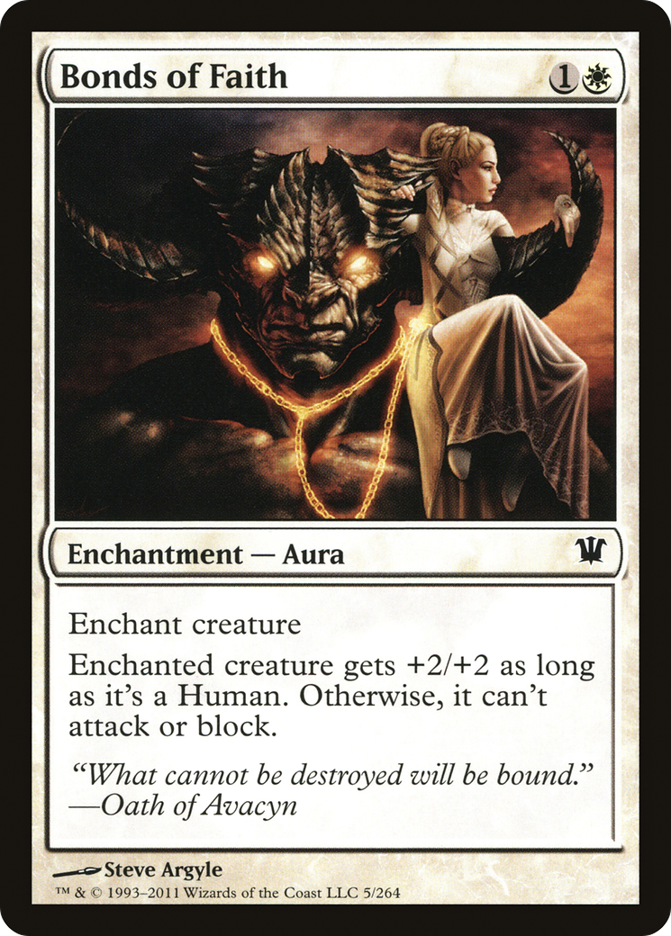 Bonds of Faith (ISD-005) [Innistrad] MTG Single Wizards of the Coast