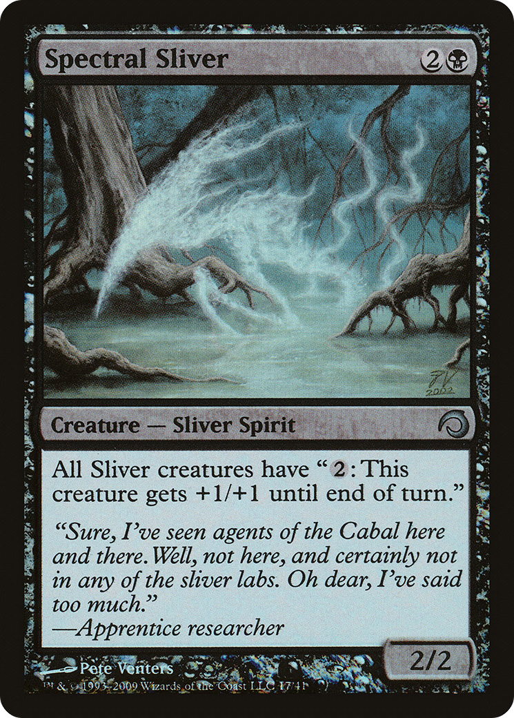 Spectral Sliver (PDS-017) [Misc] Premium Deck Series: Slivers Foil MTG Single Wizards of the Coast