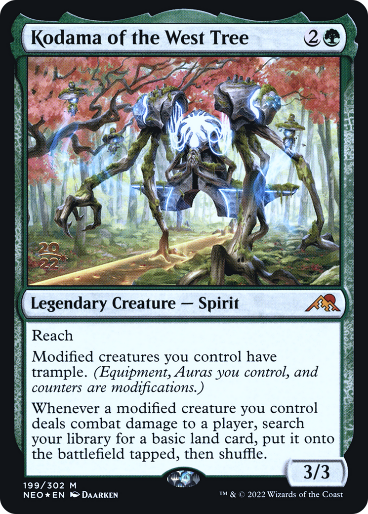 Kodama of the West Tree (PRE-199S) [Kamigawa: Neon Dynasty Promos] Foil MTG Single Wizards of the Coast