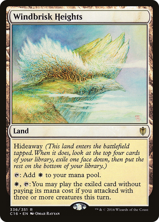 Windbrisk Heights (C16-336) [Commander 2016] MTG Single Wizards of the Coast