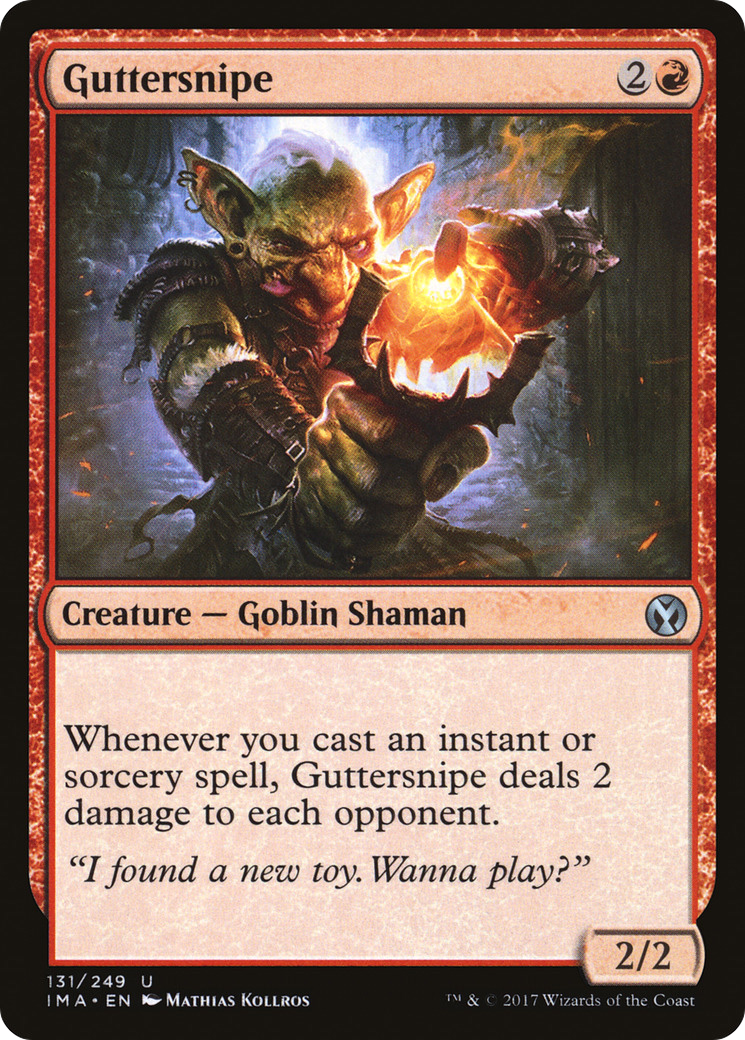 Guttersnipe (IMA-131) [Iconic Masters] MTG Single Wizards of the Coast