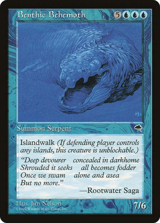 Benthic Behemoth (TMP-054) [Tempest] MTG Single Wizards of the Coast