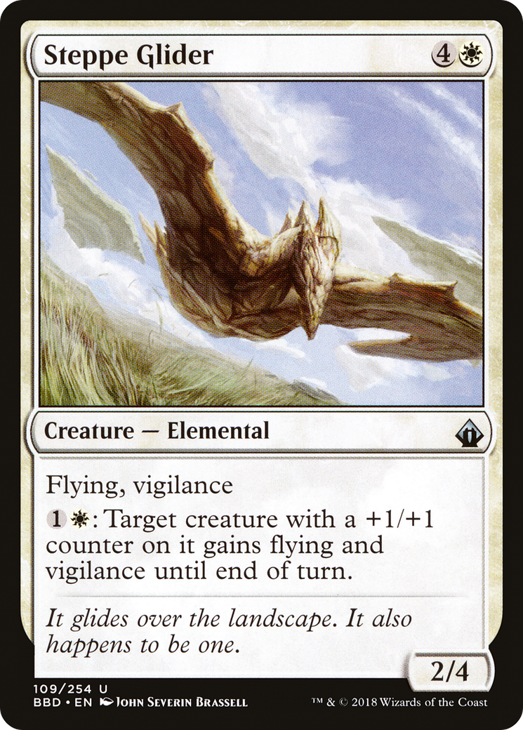 Steppe Glider (BBD-109) [Battlebond] Foil MTG Single Wizards of the Coast