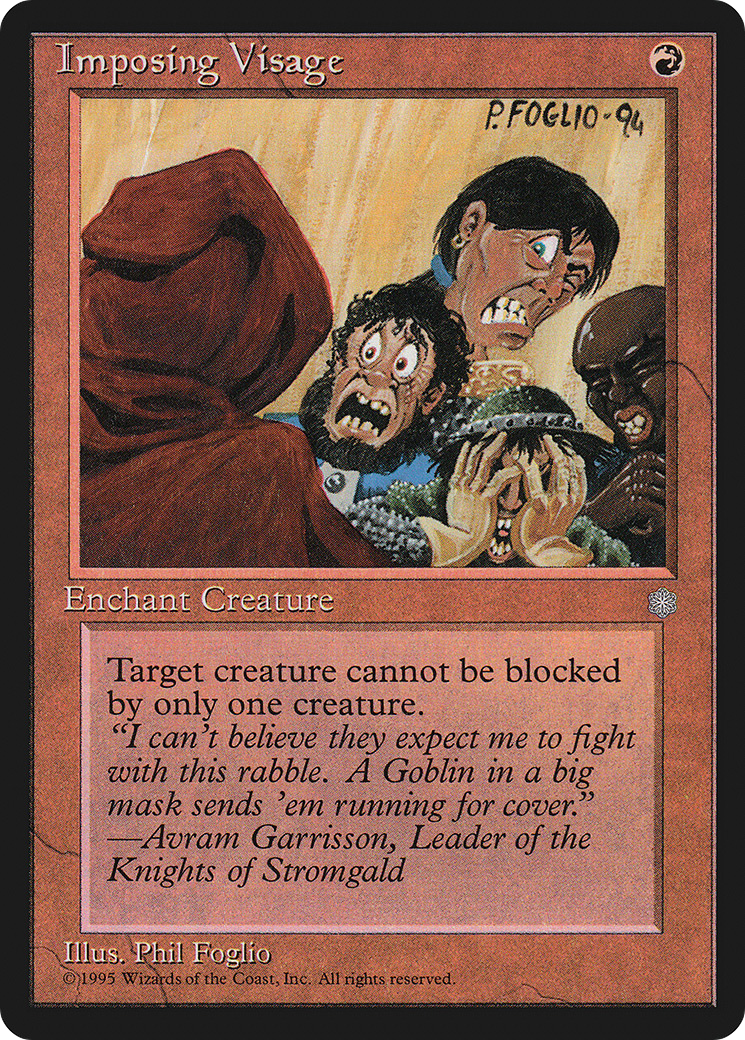 Imposing Visage (ICE-193) [Ice Age] MTG Single Wizards of the Coast