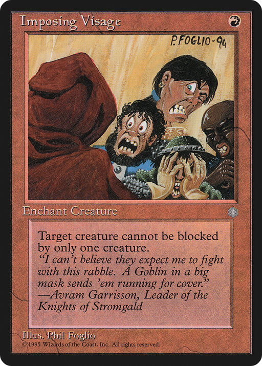 Imposing Visage (ICE-193) [Ice Age] MTG Single Wizards of the Coast