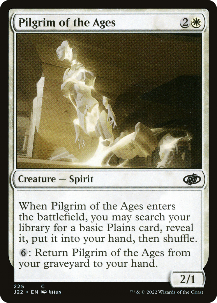 Pilgrim of the Ages (J22-225) [Jumpstart 2022] MTG Single Wizards of the Coast