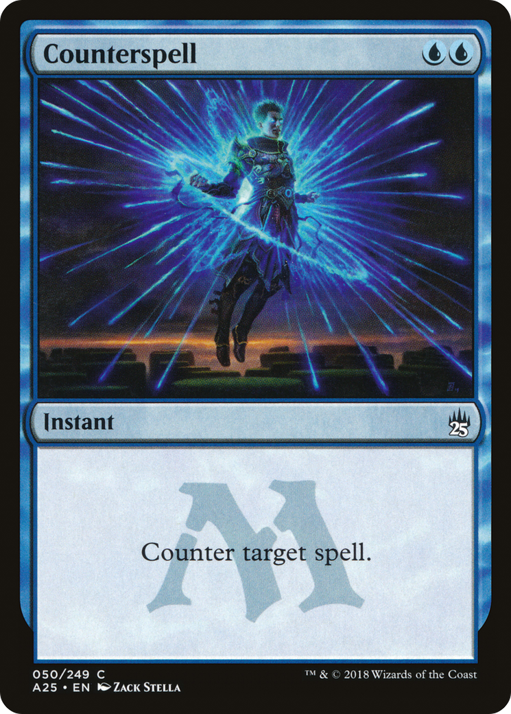 Counterspell (A25-050) [Masters 25] Foil MTG Single Wizards of the Coast