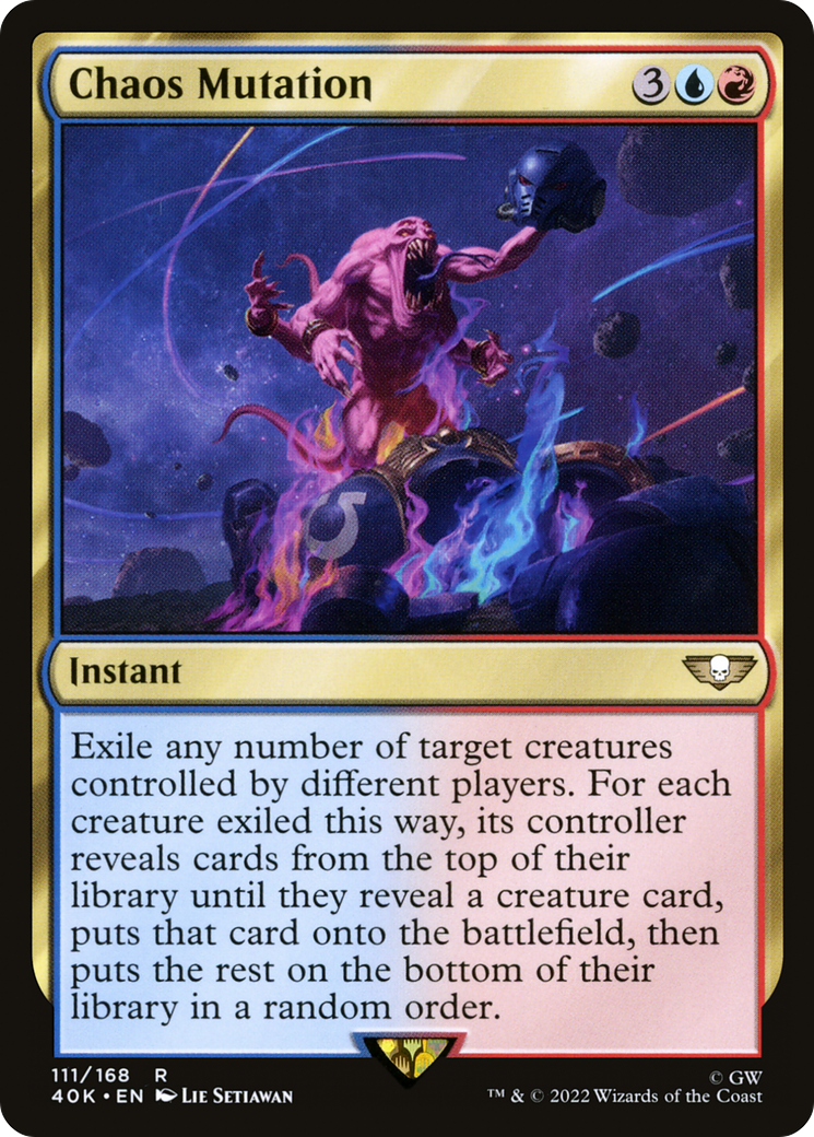 Chaos Mutation (40K-111) [Warhammer 40,000 Commander] MTG Single Wizards of the Coast