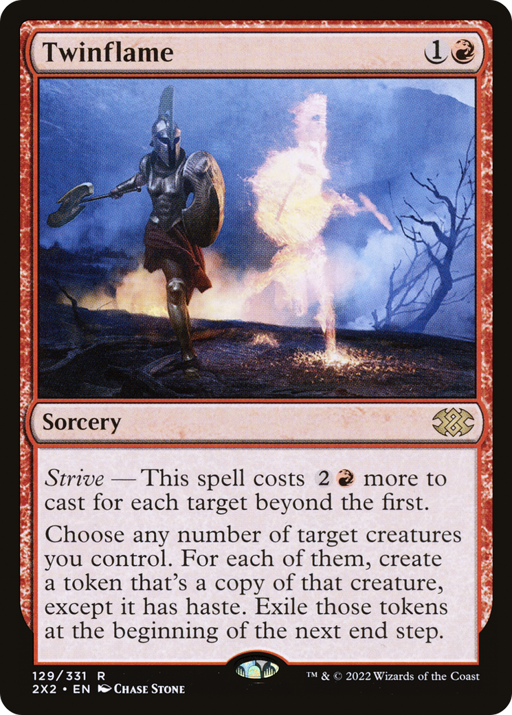 Twinflame (2X2-129) [Double Masters 2022] Foil MTG Single Wizards of the Coast