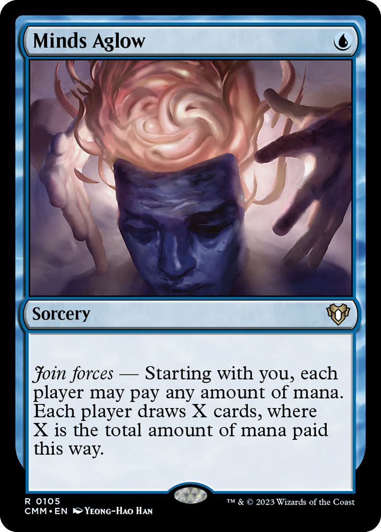 Minds Aglow (CMM-105) [Commander Masters] MTG Single Wizards of the Coast