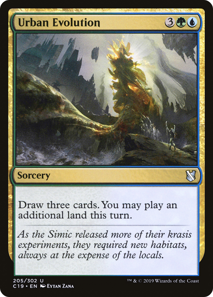 Urban Evolution (C19-205) [Commander 2019] MTG Single Wizards of the Coast
