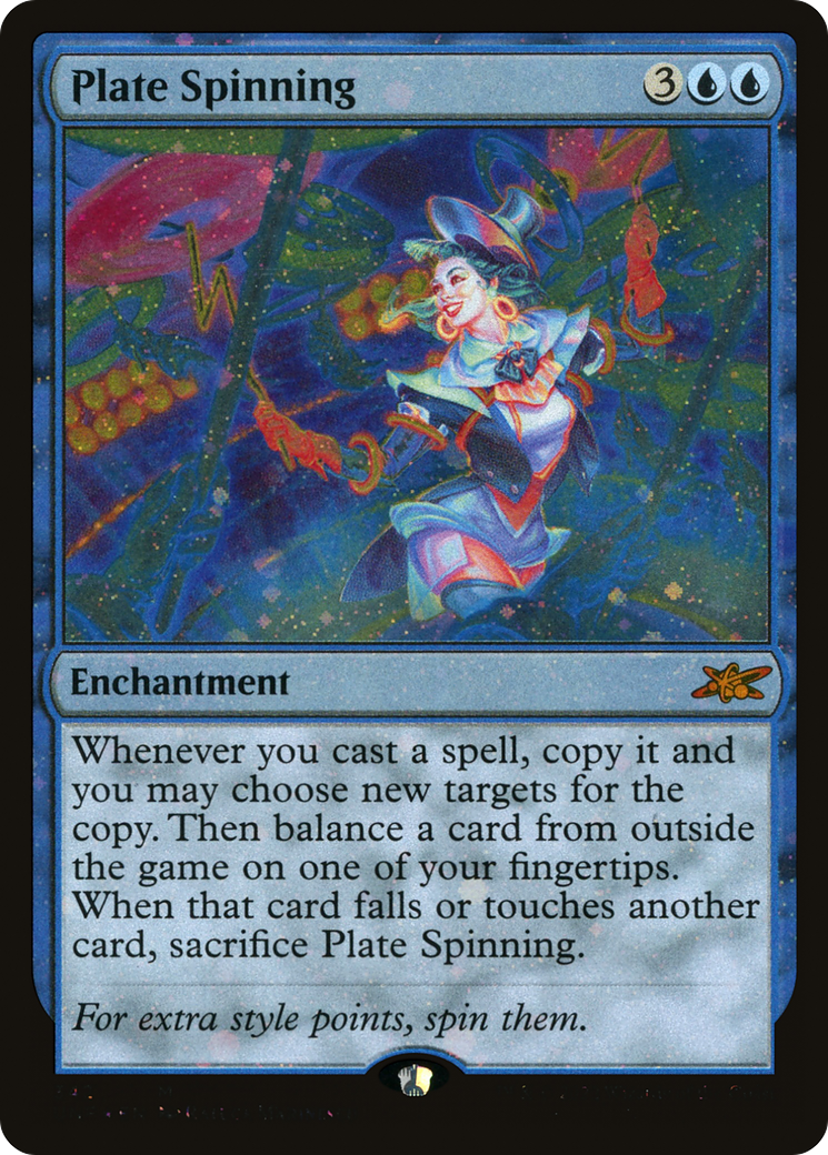 Plate Spinning (Galaxy Foil) (UNF-342) [Unfinity] Foil MTG Single Wizards of the Coast