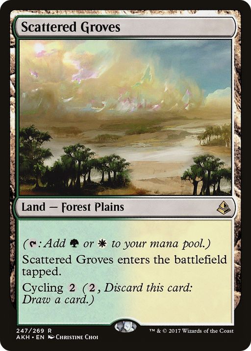 Scattered Groves (AKH-247) [Amonkhet] MTG Single Wizards of the Coast
