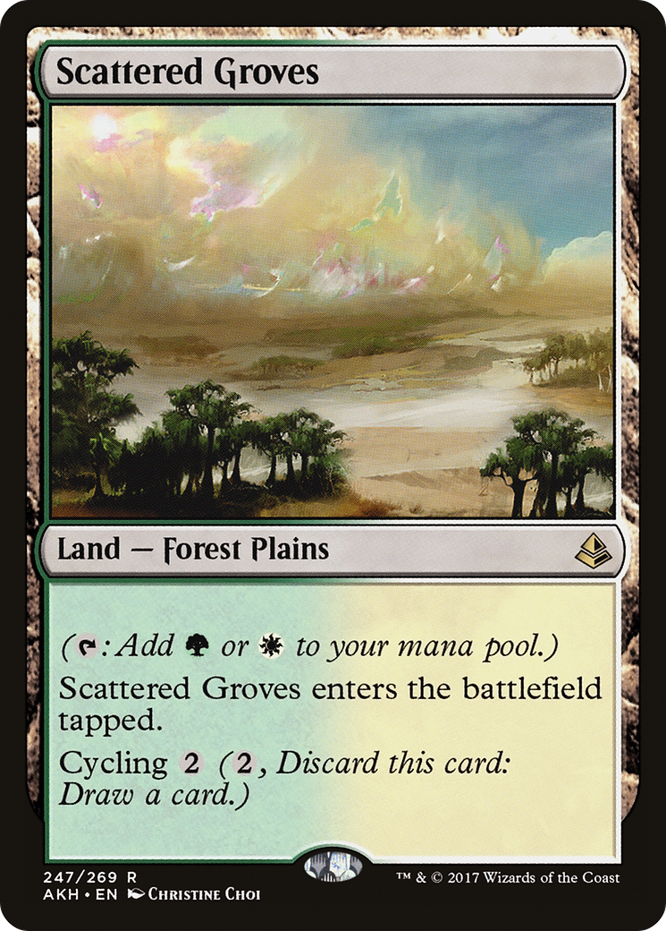 Scattered Groves (AKH-247) [Amonkhet] Foil MTG Single Wizards of the Coast
