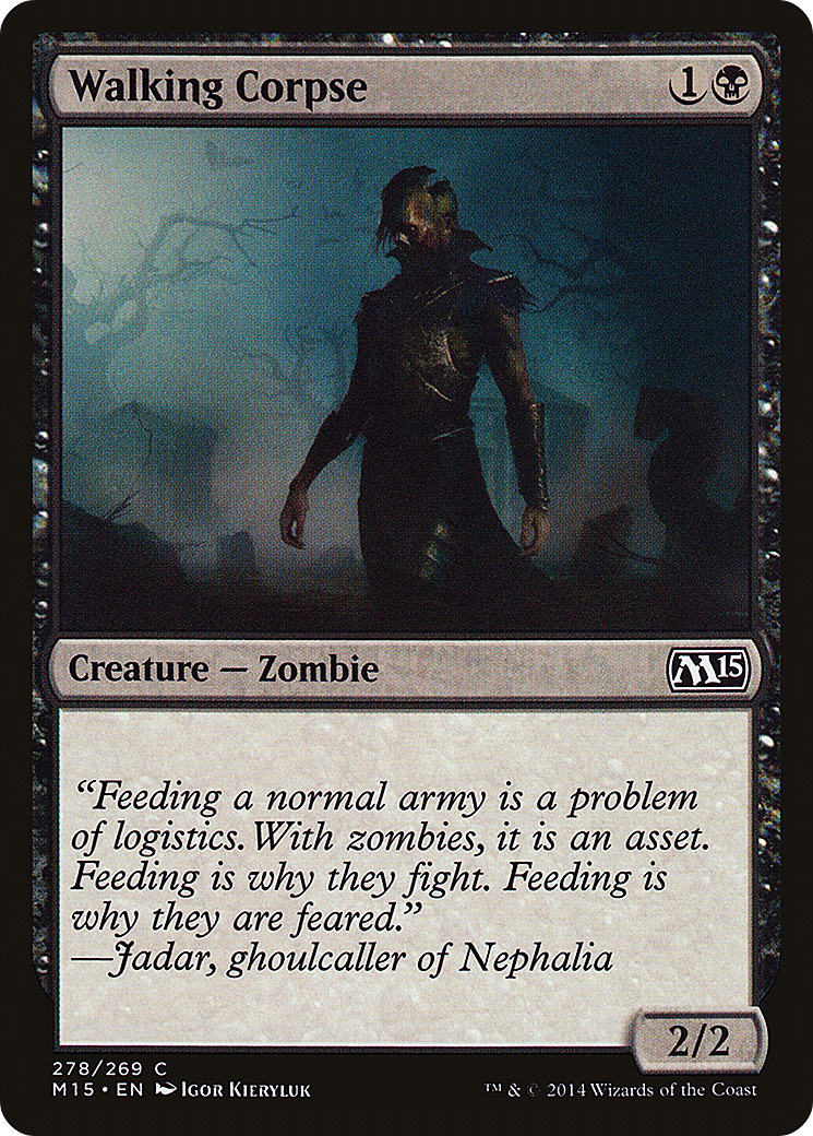 Walking Corpse (M15-278) [Magic 2015] Foil MTG Single Wizards of the Coast