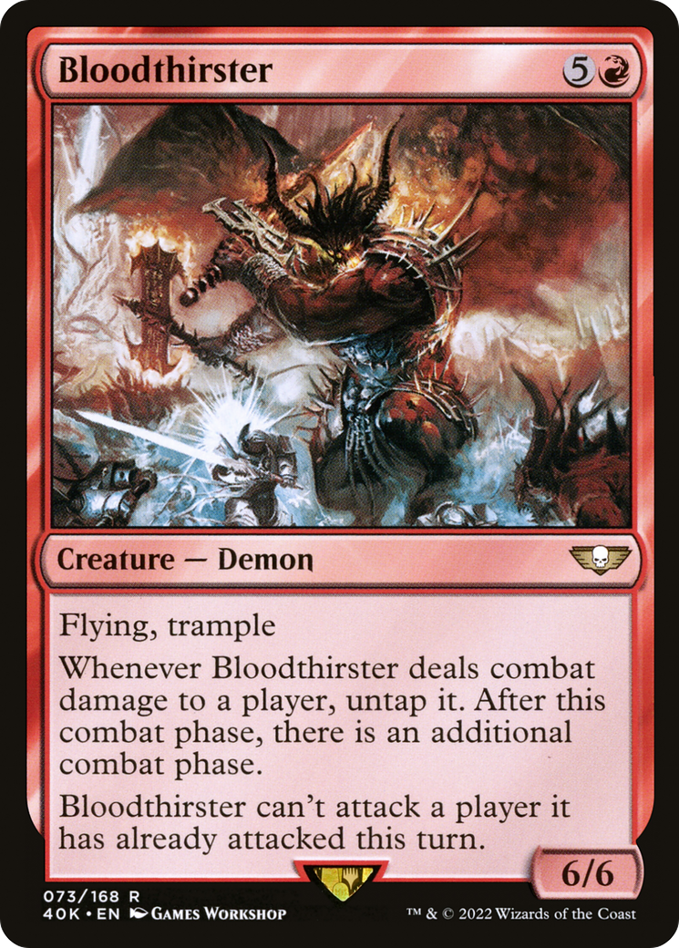 Bloodthirster (40K-073) [Warhammer 40,000 Commander] MTG Single Wizards of the Coast