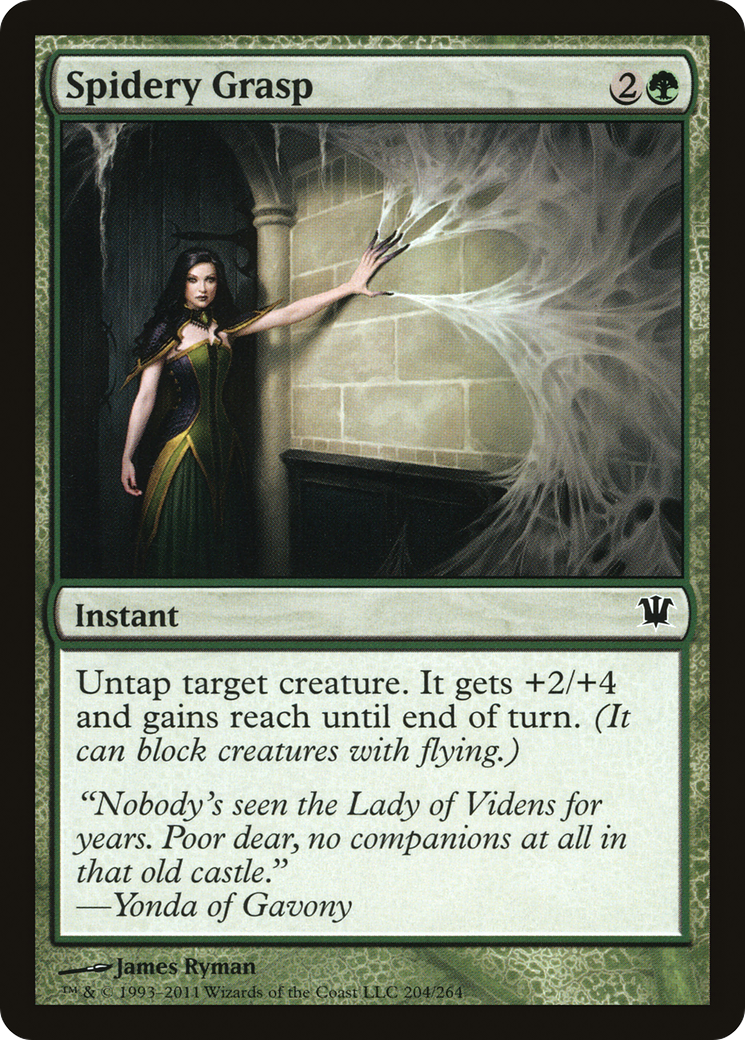 Spidery Grasp (ISD-204) [Innistrad] MTG Single Wizards of the Coast