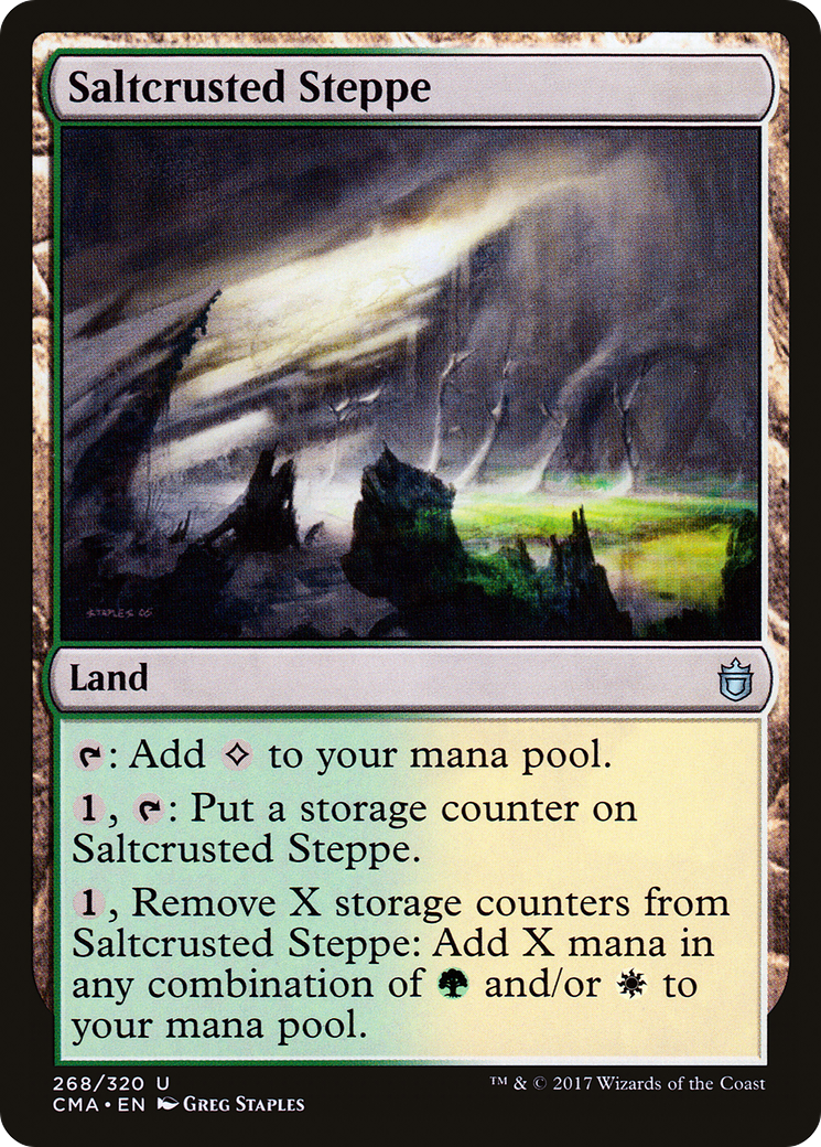 Saltcrusted Steppe (CMA-268) [Commander Anthology] MTG Single Wizards of the Coast