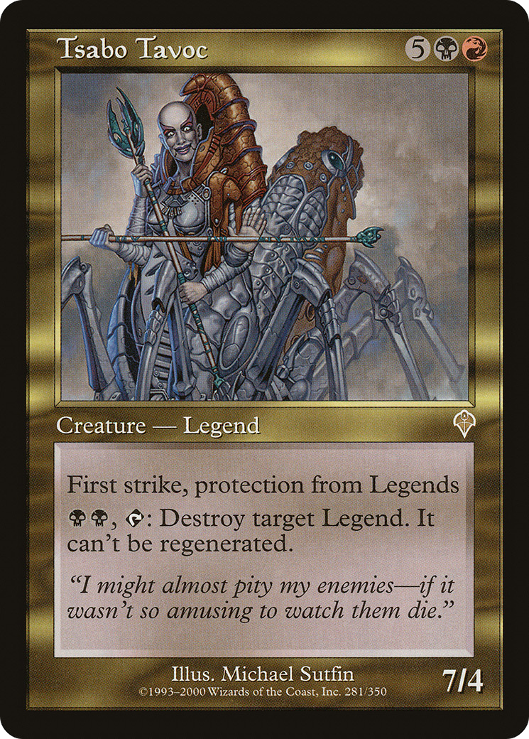 Tsabo Tavoc (INV-281) [Invasion] Foil MTG Single Wizards of the Coast