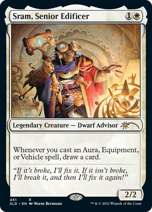 Sram, Senior Edificer (SLD-461) [Secret Lair] Drop MTG Single Wizards of the Coast