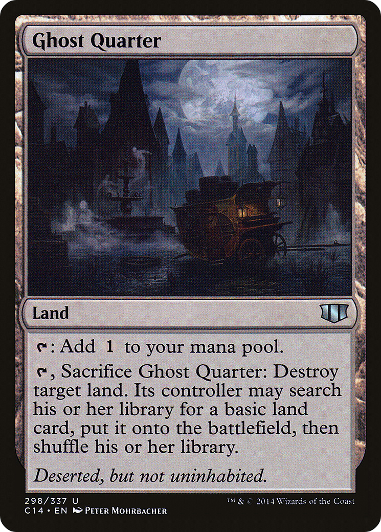 Ghost Quarter [Commander 2014] MTG Single Magic: The Gathering