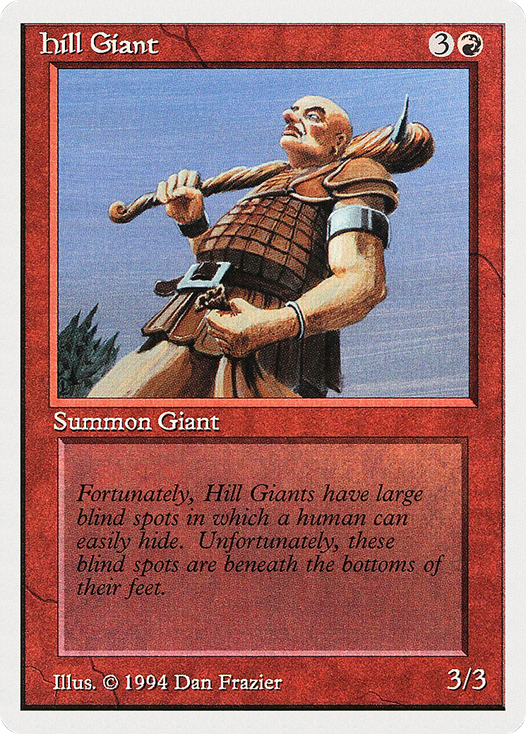 Hill Giant (SUM-158) [Misc] Summer Magic / Edgar MTG Single Wizards of the Coast