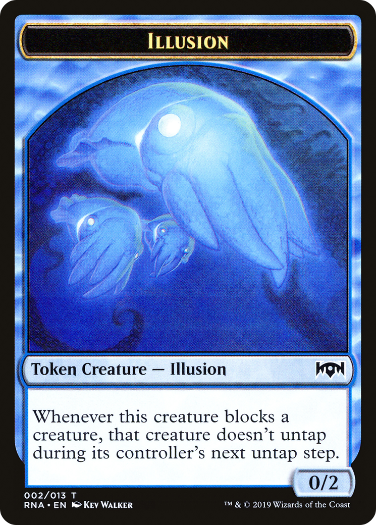 Illusion Token (RNA-002) [Tokens] Ravnica Allegiance Tokens MTG Single Wizards of the Coast