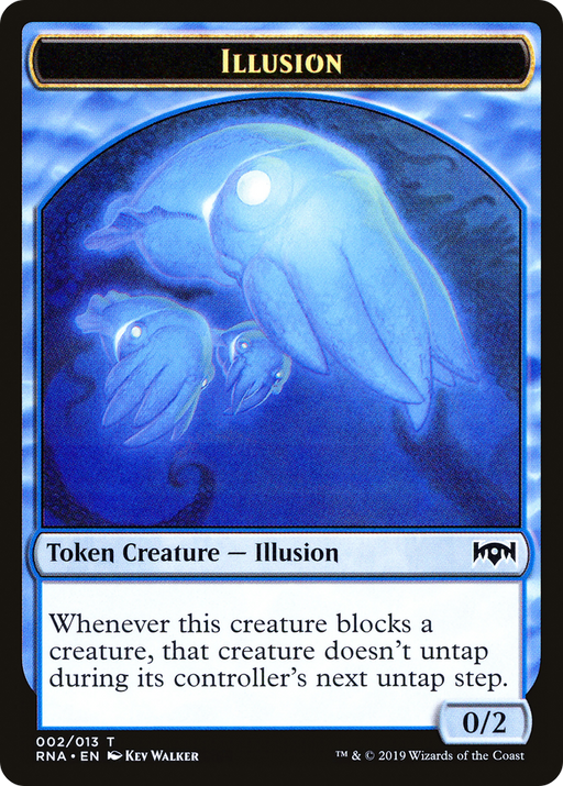 Illusion Token (RNA-002) [Tokens] Ravnica Allegiance Tokens MTG Single Wizards of the Coast