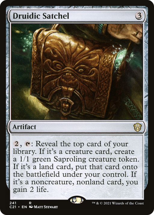 Druidic Satchel (C21-241) [Commander 2021] MTG Single Wizards of the Coast