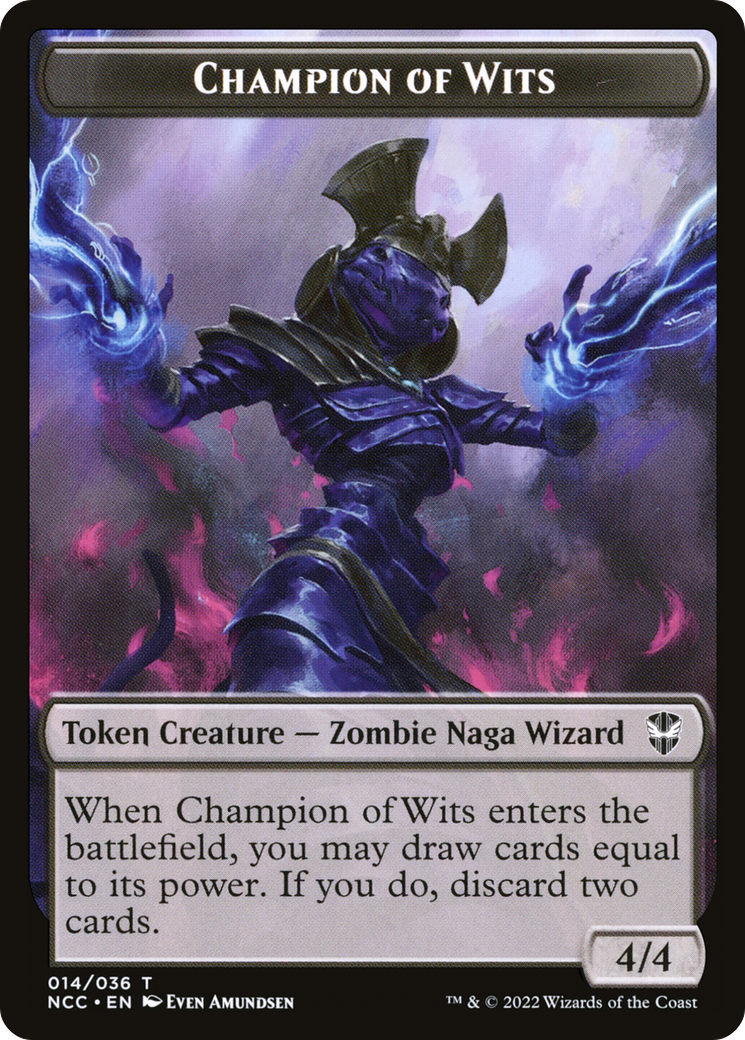 Champion of Wits (TNCC-014) [Tokens] New Capenna Commander Tokens MTG Single Wizards of the Coast