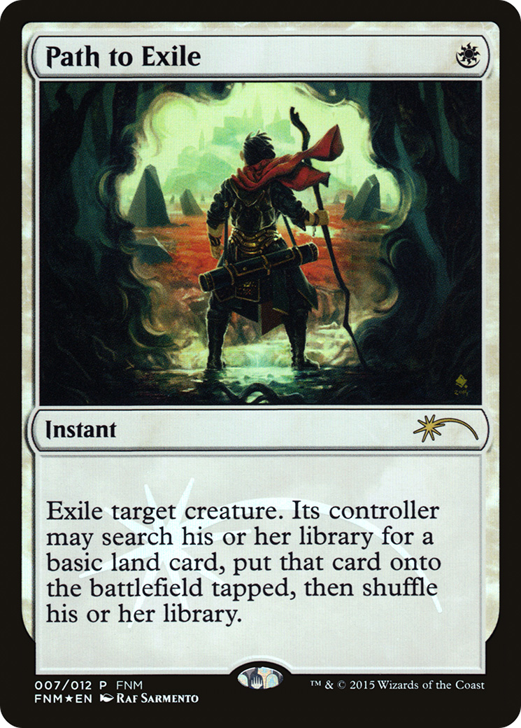 Path to Exile (FNM-007) [Misc] Friday Night Magic 2015 Foil MTG Single Wizards of the Coast