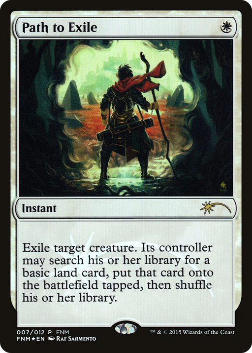 Path to Exile (FNM-007) [Misc] Friday Night Magic 2015 Foil MTG Single Wizards of the Coast