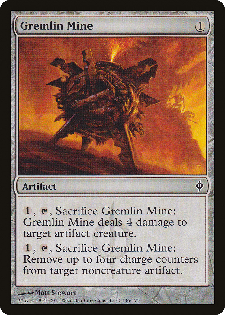Gremlin Mine (NPH-136) [New Phyrexia] MTG Single Wizards of the Coast