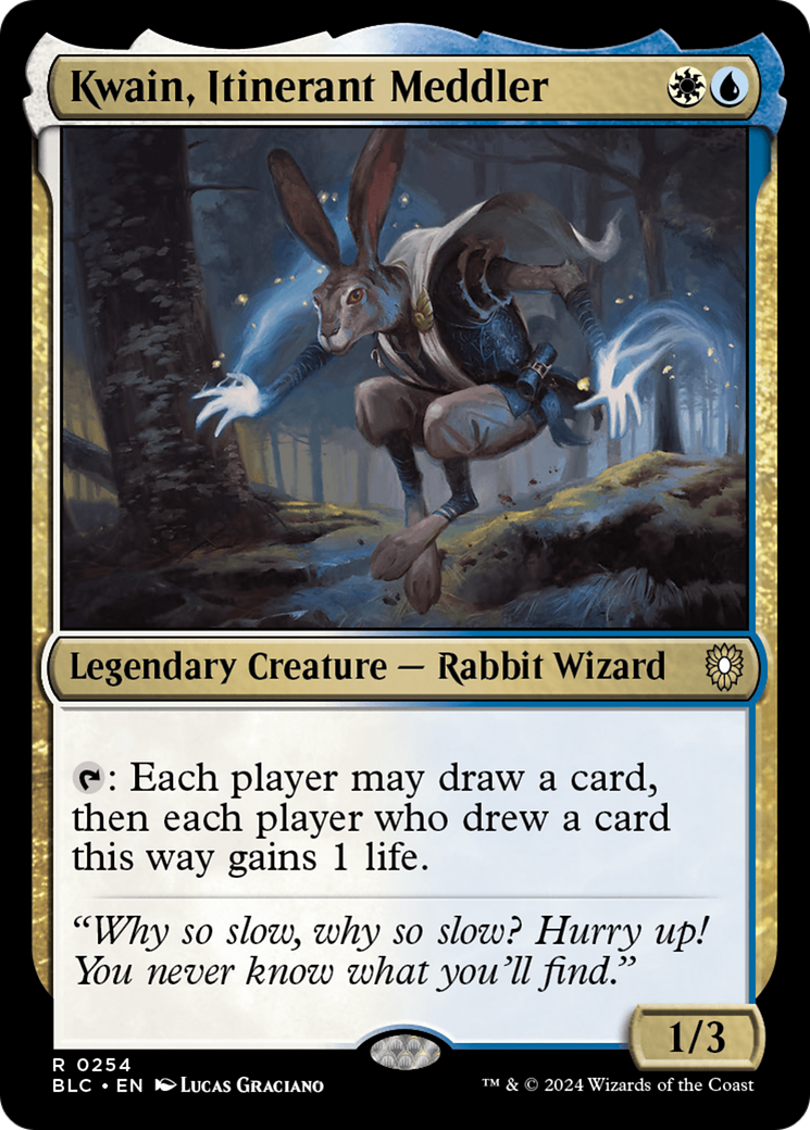 Kwain, Itinerant Meddler (BLC-254) [Bloomburrow Commander] MTG Single Wizards of the Coast