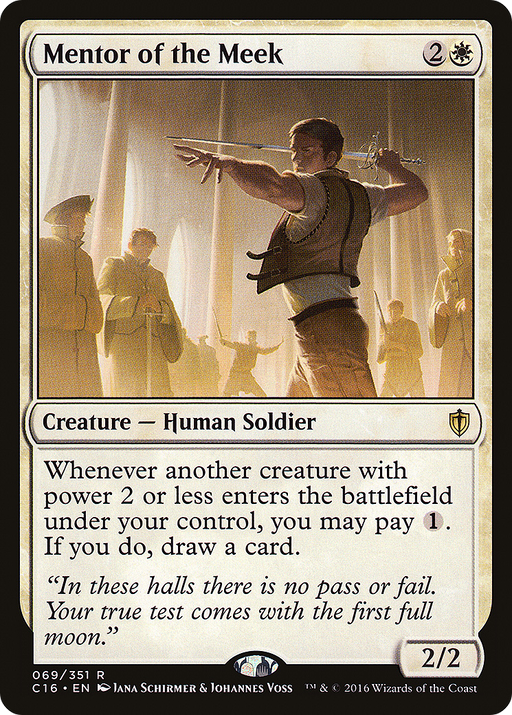Mentor of the Meek (C16-069) [Commander 2016] MTG Single Wizards of the Coast